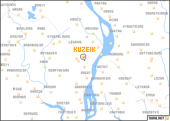 map of Kuzeik