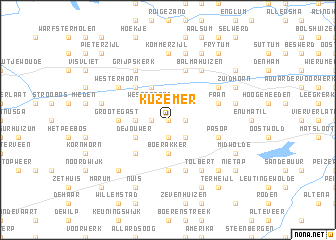 map of Kuzemer