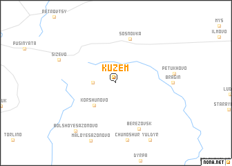 map of Kuzem