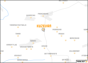 map of Kuzevan\