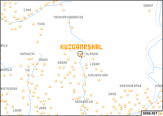 map of Kuz Ganrshāl