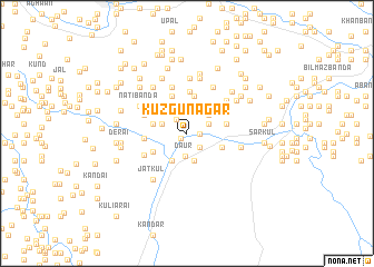 map of Kuz Gunagar