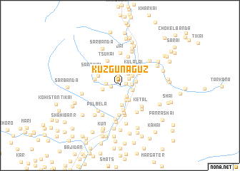 map of Kuz Gunagūz