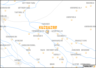 map of Kuz-Guzar