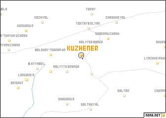 map of Kuzhener