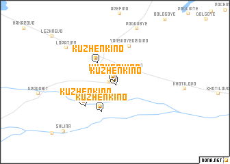 map of Kuzhenkino