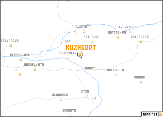map of Kuzhgort