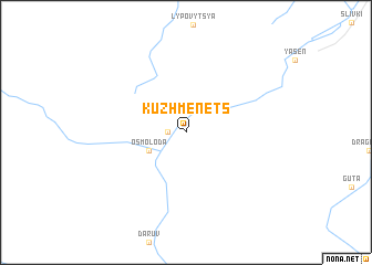 map of Kuzhmenets