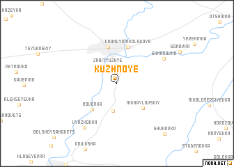 map of Kuzhnoye