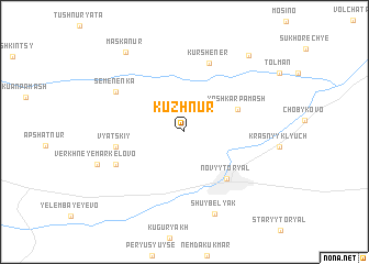 map of Kuzhnur