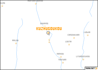 map of Kuzhugoukou