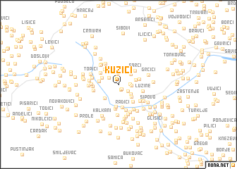 map of Kužići