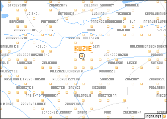 map of Kuzie