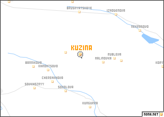 map of (( Kuzina ))