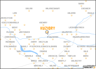 map of Kuziory