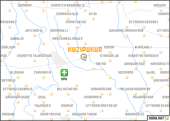 map of Kuzipukur