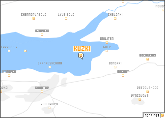 map of Kuzʼki