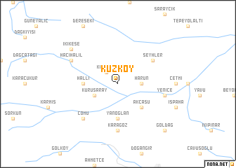 map of Kuzköy