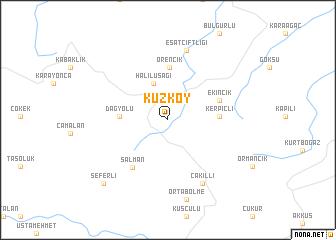 map of Kuzköy