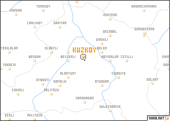 map of Kuzköy