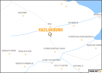 map of Kuzlukovak