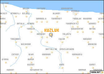 map of Kuzluk