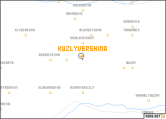 map of Kuzly-Vershina