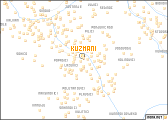 map of Kuzmani