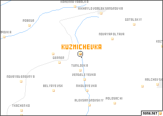 map of Kuz\
