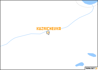 map of Kuzmichëvka