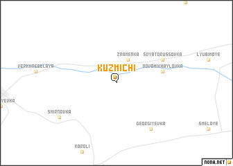 map of Kuzmichi