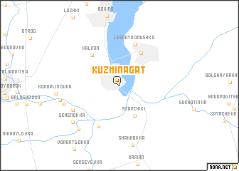 map of Kuz\