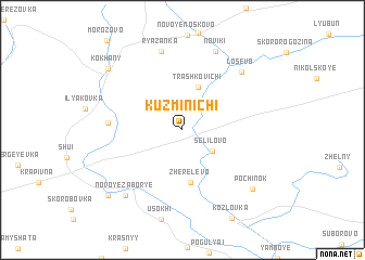 map of Kuz\