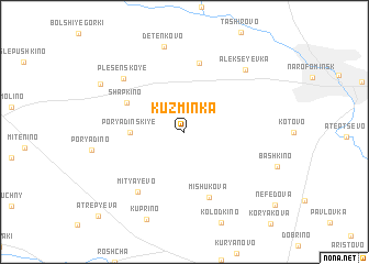 map of Kuz\