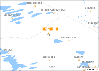 map of Kuz\