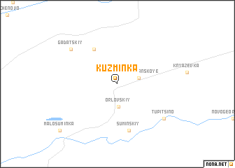 map of Kuz\