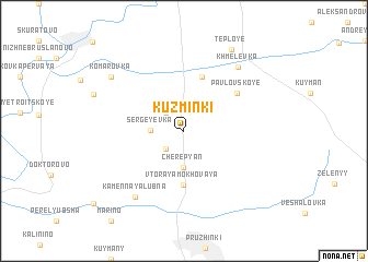 map of Kuz\