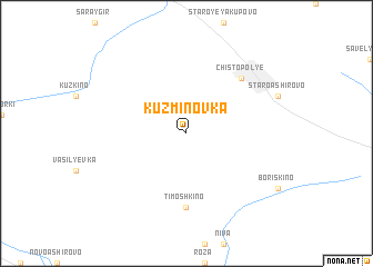 map of Kuz\