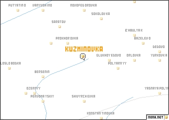 map of Kuz\