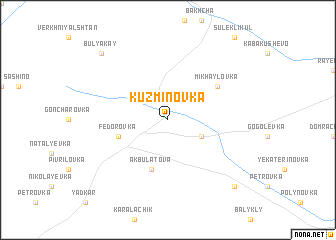 map of Kuz\