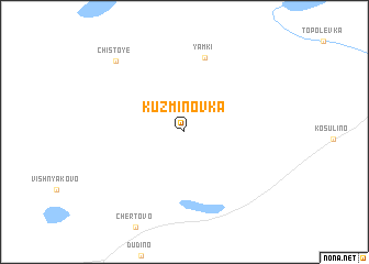 map of Kuz\