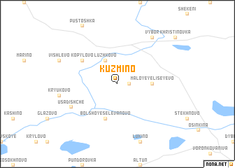 map of Kuz\