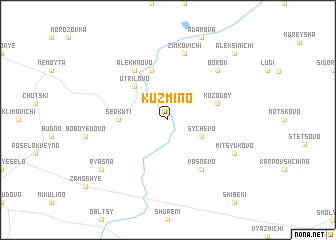 map of Kuzʼmino