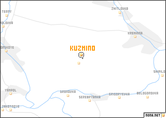 map of Kuzʼmino