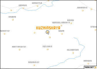 map of Kuz\