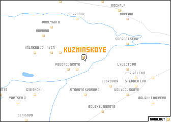 map of Kuz\