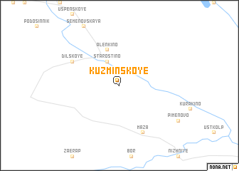 map of Kuz\