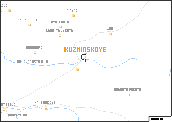 map of Kuzminskoye