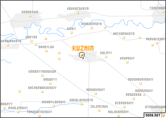 map of (( Kuz\