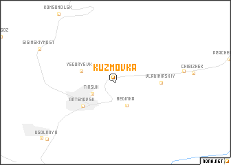 map of Kuz\